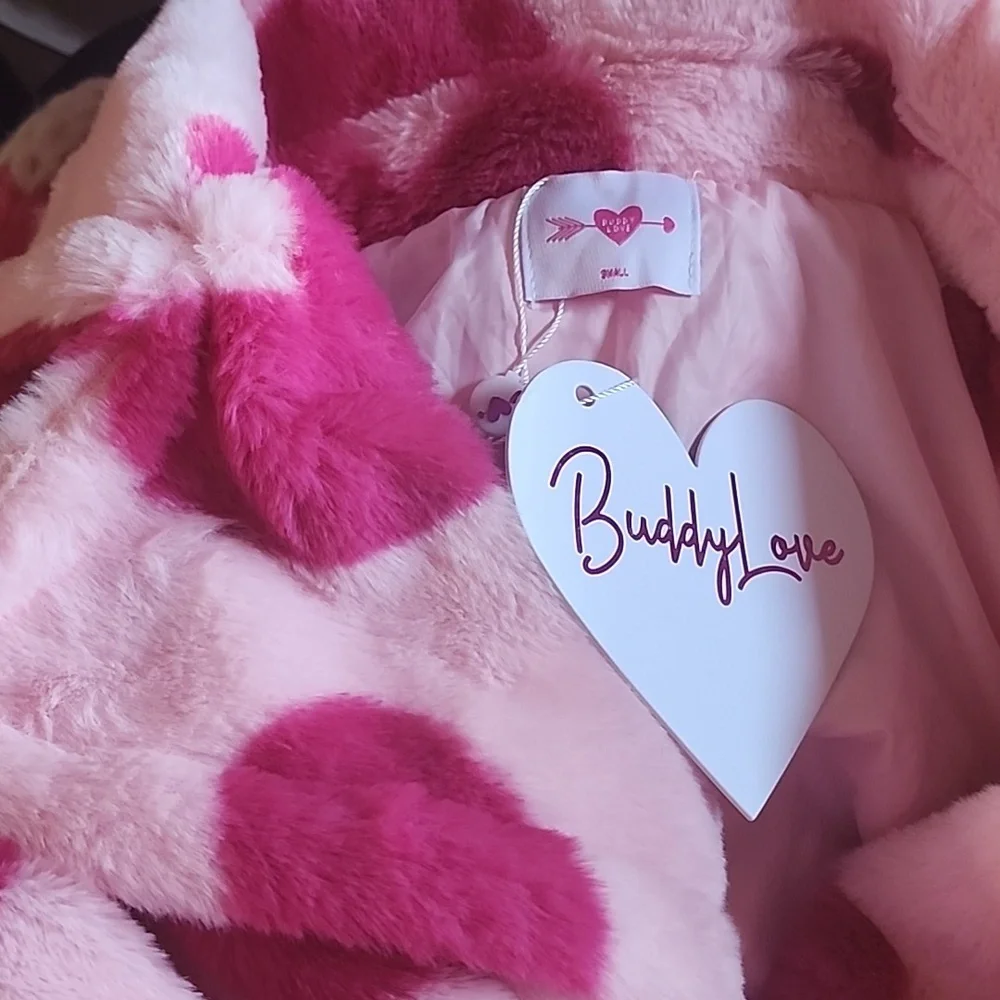 Buddy Love Zoey Oversized Faux Fur Love Coat - Picture 7 of 7